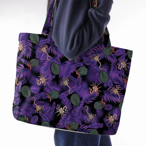 Alien Facehugger Ovomorph Large Tote Bag