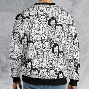 Vintage Dick Van Dyke Show All-over Print Sweatshirt