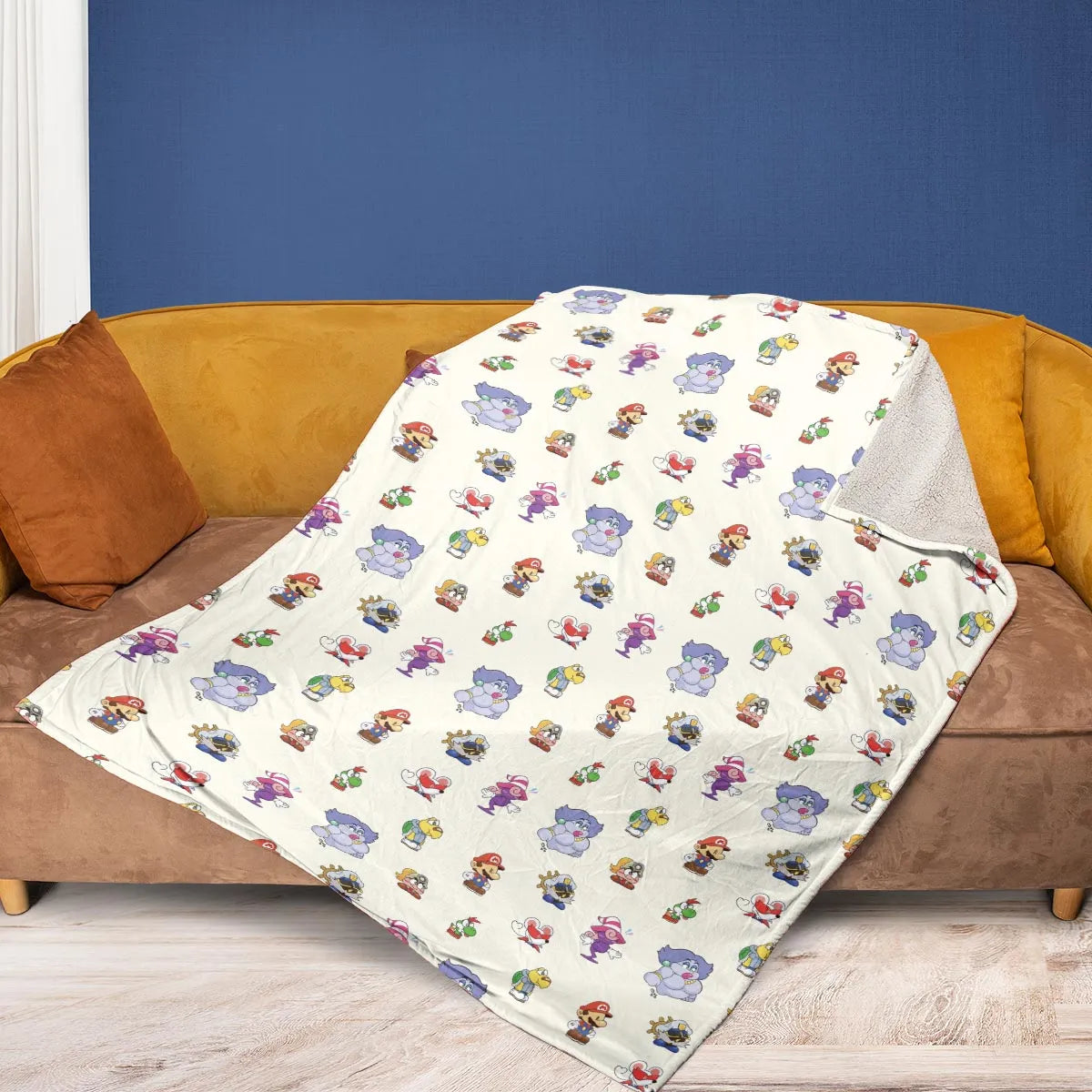 Play In Style Super Mario Fleece Blanket