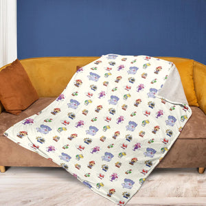 Play In Style Super Mario Fleece Blanket