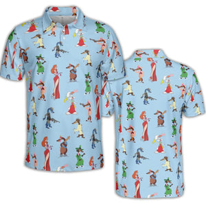 Roger Rabbit Jessica Rabbit The Weasels Who Framed Roger Rabbit AOP Men/Women Polo Shirt