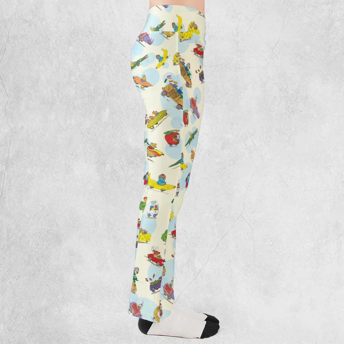 The Busy World of Richard Scarry Flare Leggings