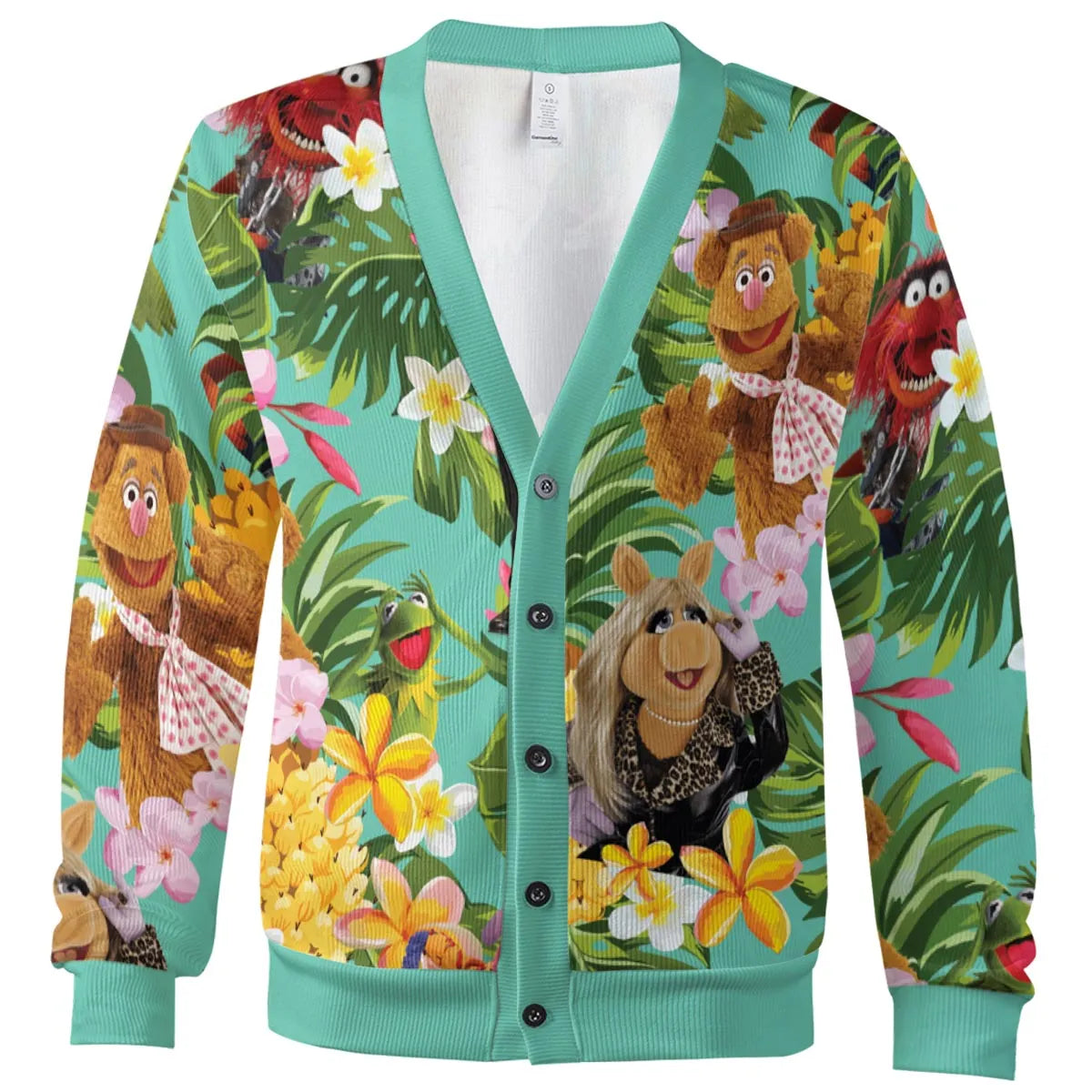 Statler And Waldorf Muppets Tropical Cardigan