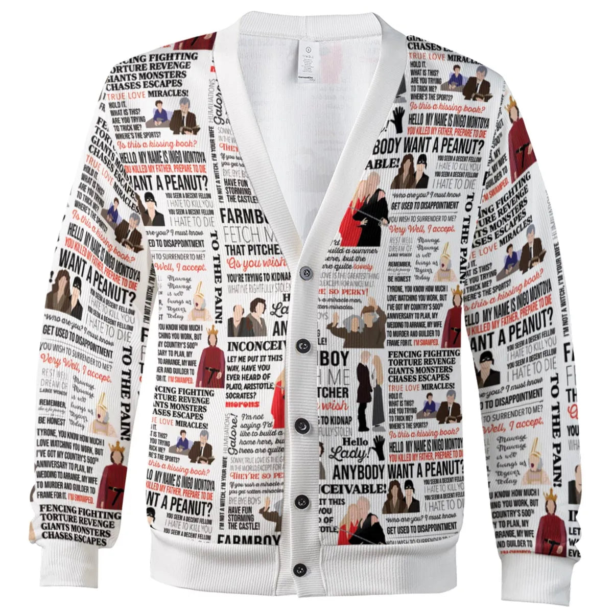 Inconceivable Quotes Cardigan