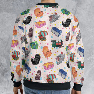Sit In These All-over Print Sweatshirt