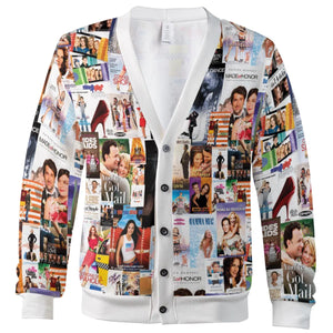 Chick Flick Movie Poster Collage Cardigan