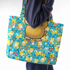 Psyduck Power Pokemon Large Tote Bag