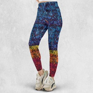 Stained Glass Cthulhu H.P Lovecraft Legging