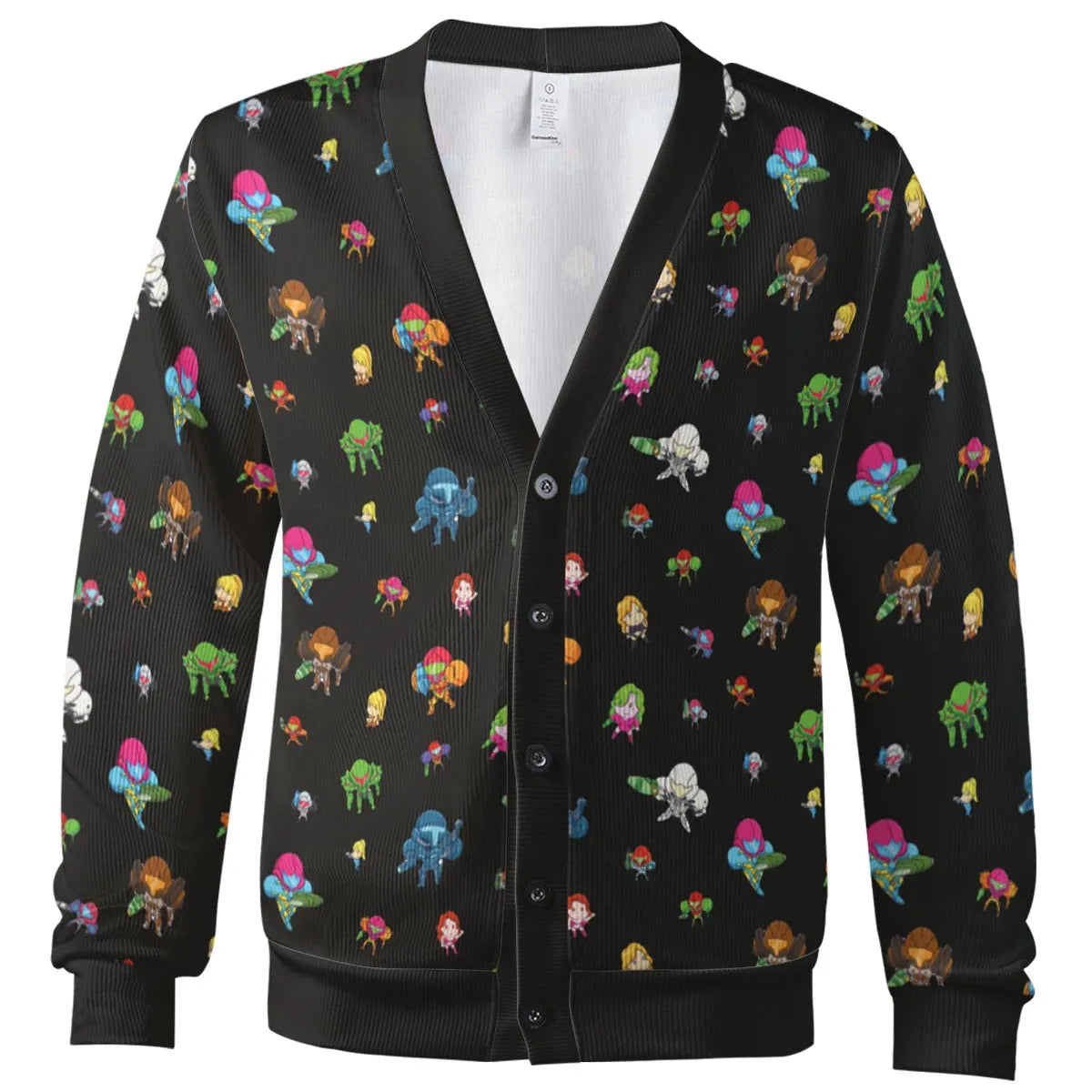 Metroid Pattern Cardigan