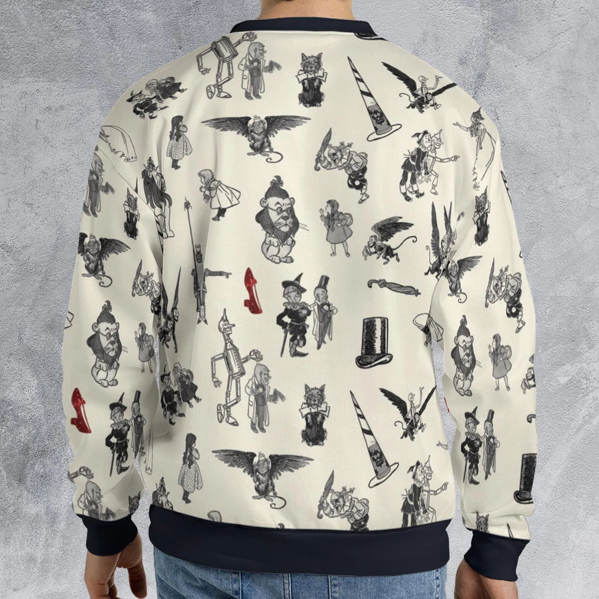 Wizard of Oz Vintage Adapt All-over Print Sweatshirt