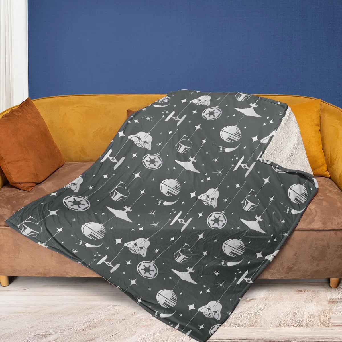 Dark Side Holiday Star Wars Fleece Blanket
