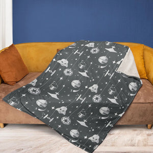 Dark Side Holiday Star Wars Fleece Blanket