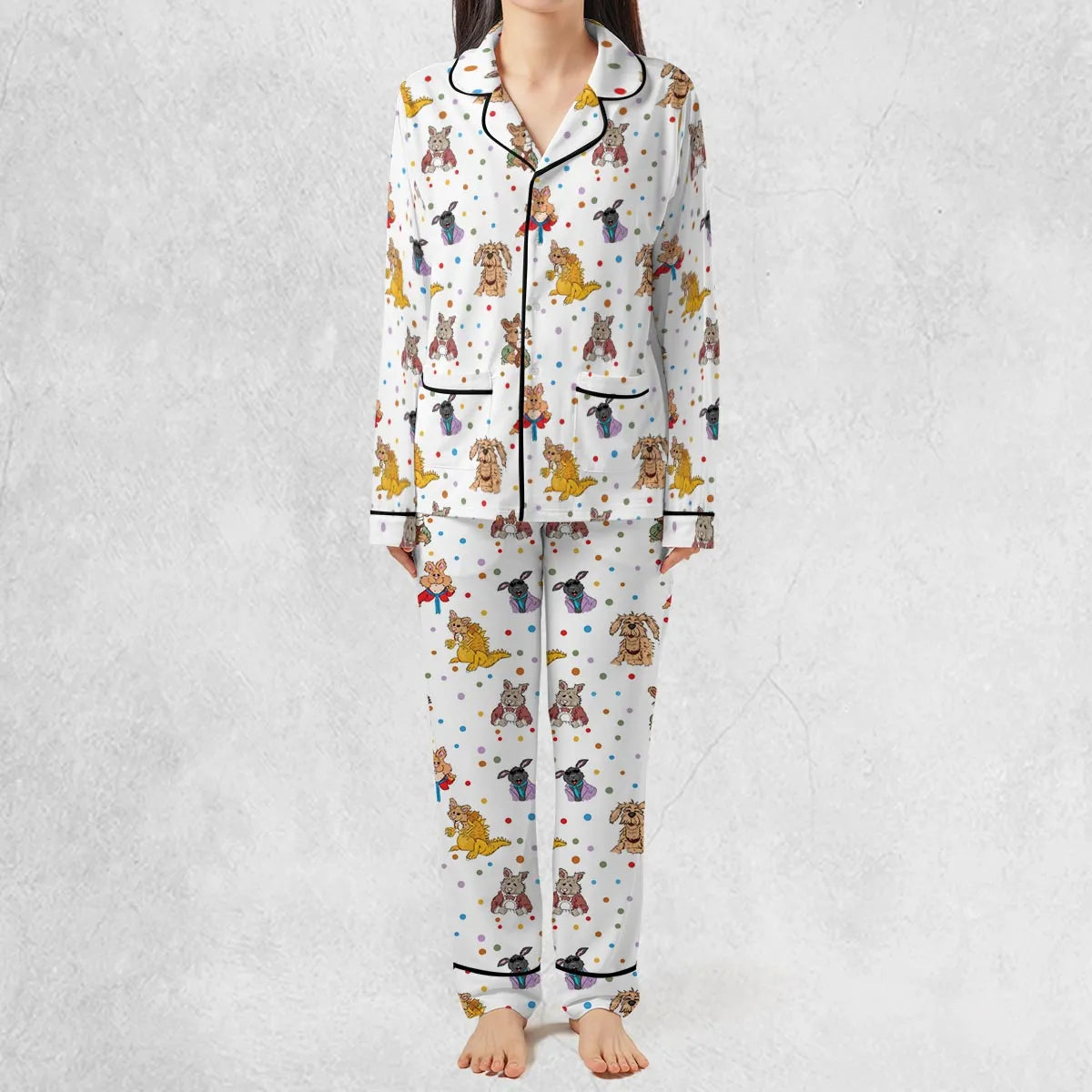 Tale of the Bunny Picnic Characters Pajamas Set