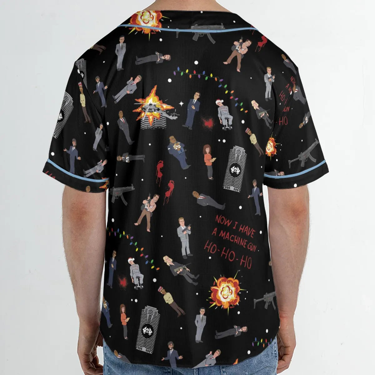 Die Hard Is My Favorite Christmas Movie Unisex Baseball Jersey