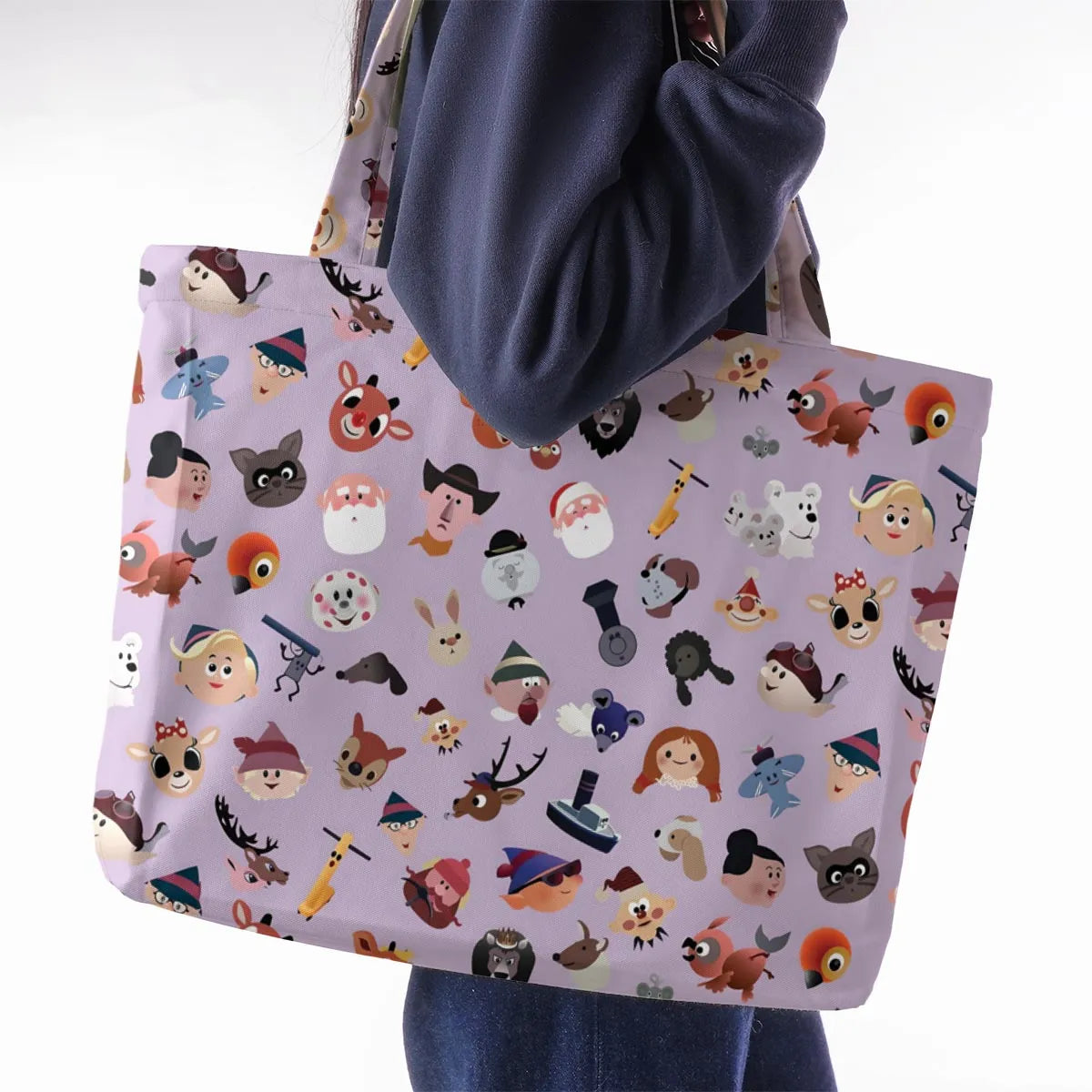 Iconography Rudolph the Red-Nosed Reindeer Large Tote Bag