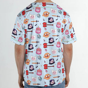 The Gang Adventure Time Unisex Baseball Jersey
