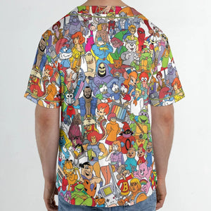 90s Cartoon Legends Unisex Baseball Jersey