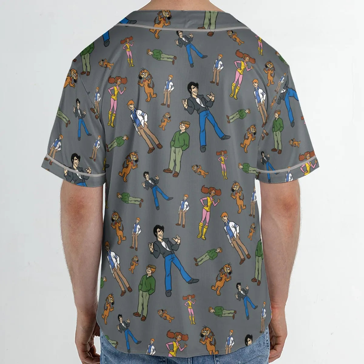 Nostalgic Gang The Fonz and the Happy Days Gang Unisex Baseball Jersey