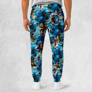 Bigfoot Surfing Summer Vibes Sweatpants