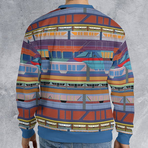 All-over Print Sweatshirt - 2MWZE1X8 -  - 2