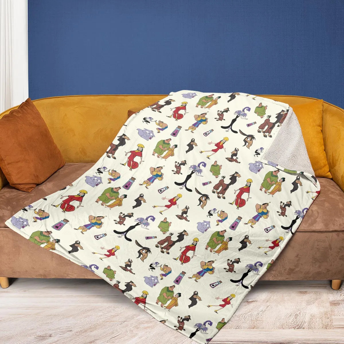 Kuzco and Friends The Emperor's New Groove Fleece Blanket