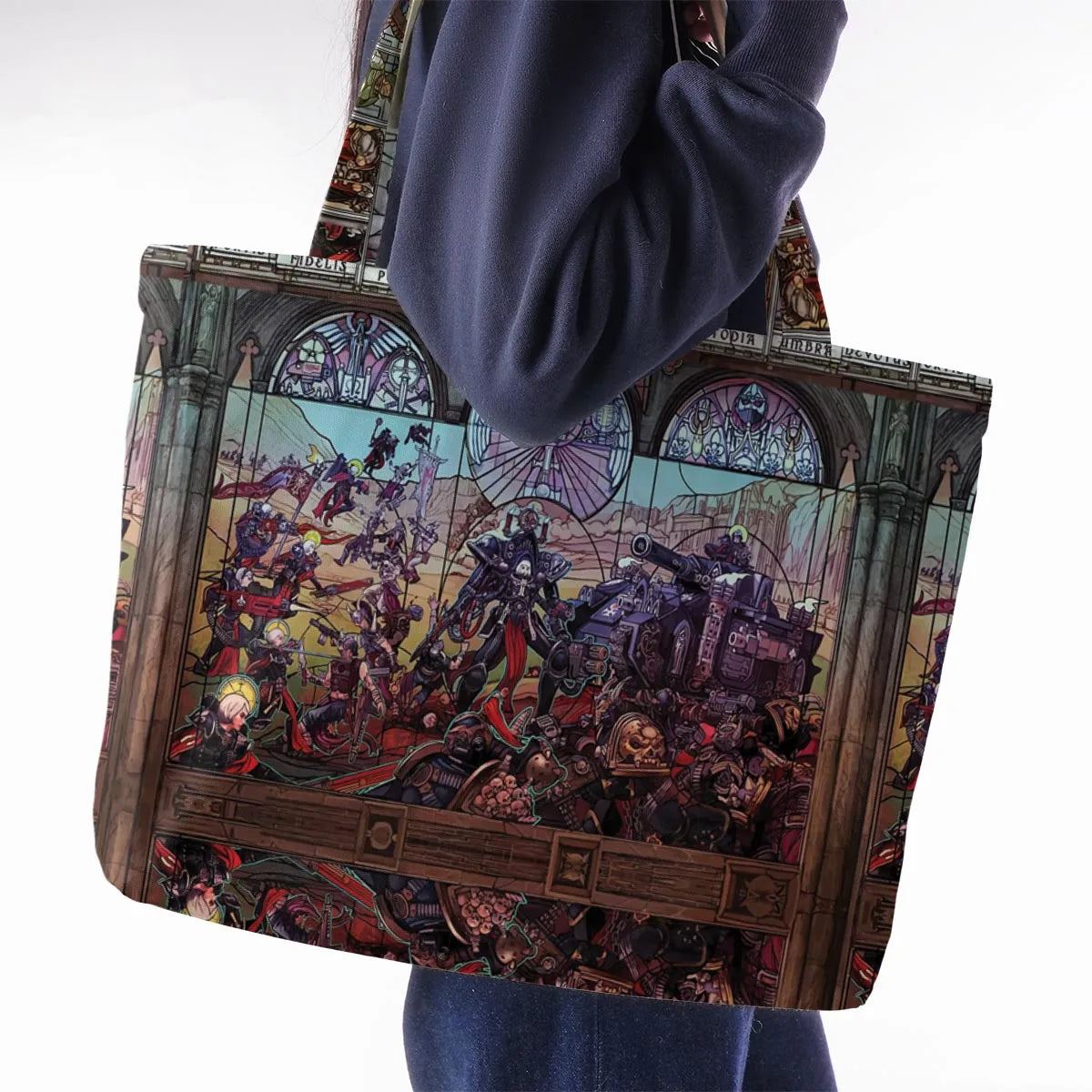 WH40K Library Large Tote Bag