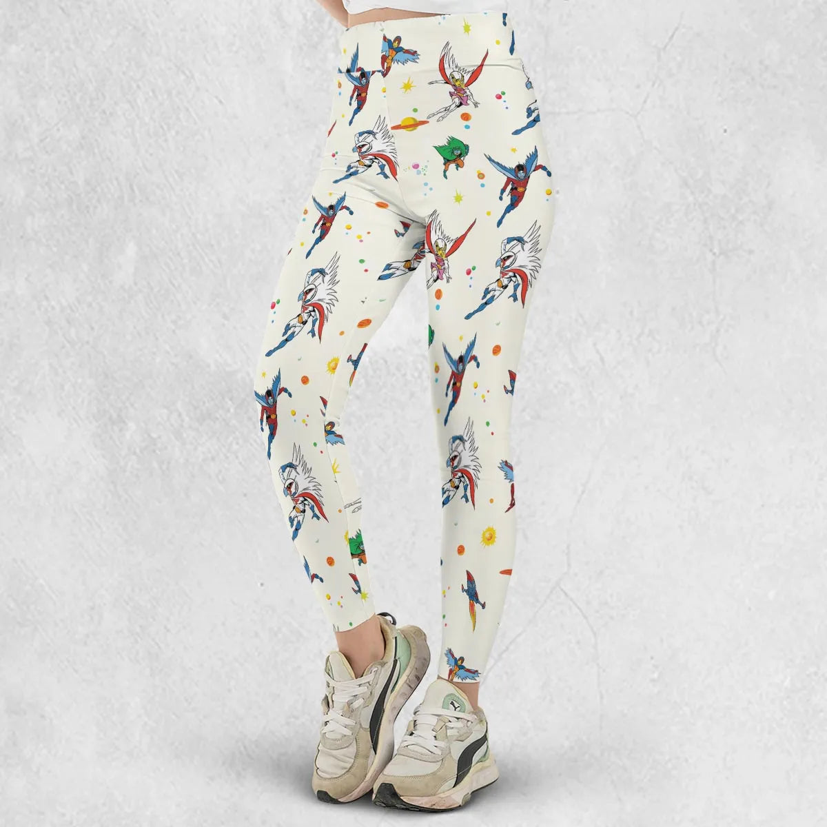 Battle of the Planets Pattern Legging