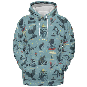 Paranormal Creatures All-over Print Hoodie