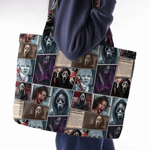 Scream Ghostface Horror Movie Halloween Large Tote Bag