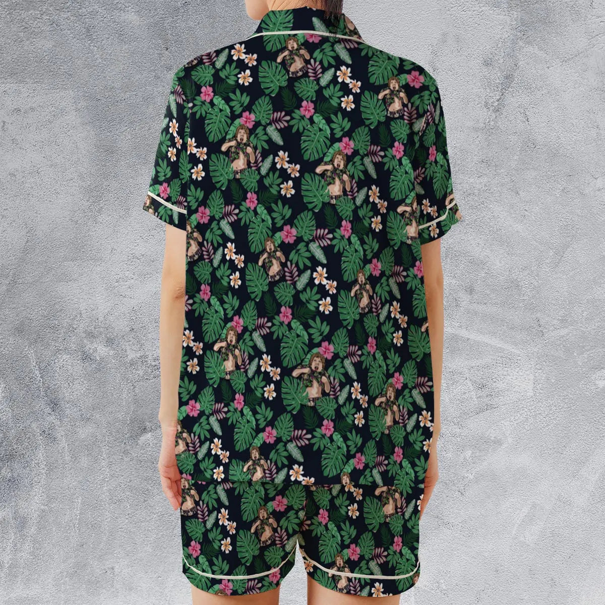 Truffle Shuffle The Goonies Satin Short-Sleeve Pajamas Set