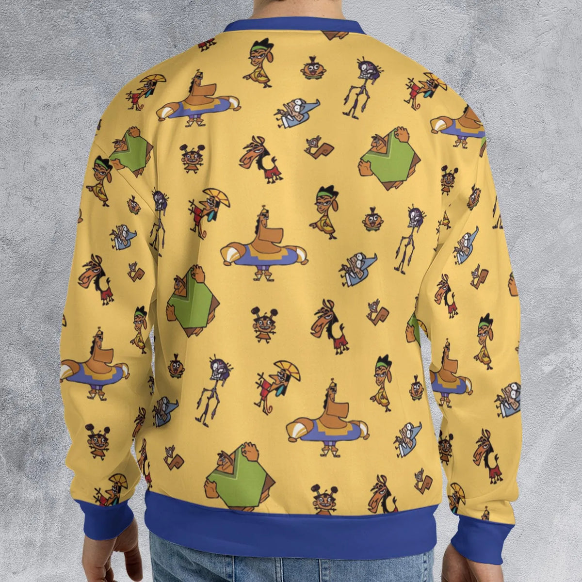 Groovy Threads The Emperor's New Groove All-over Print Sweatshirt