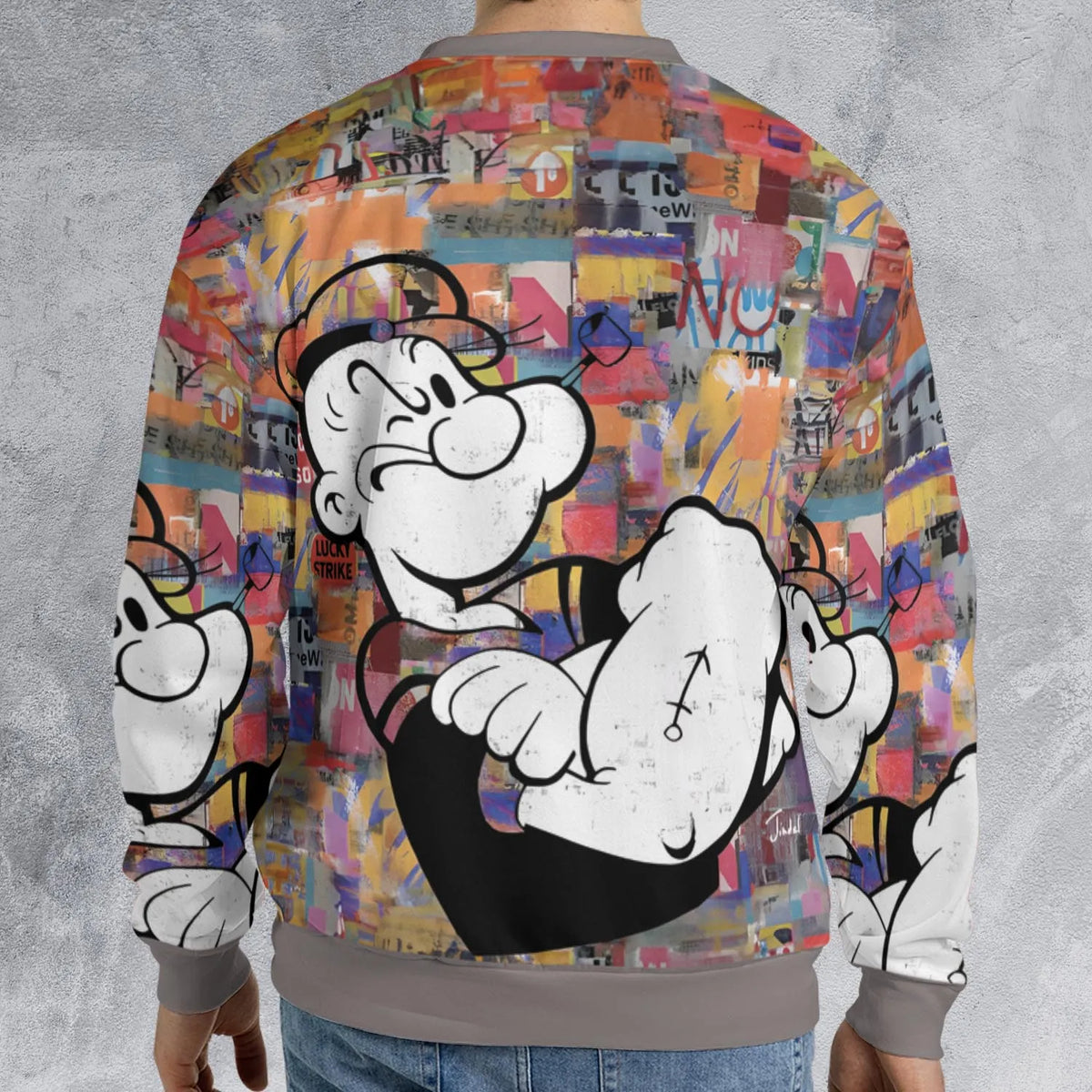 Popeye The Sailor Man All-over Print Sweatshirt