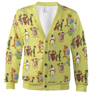 60s Cartoon Characters Cardigan