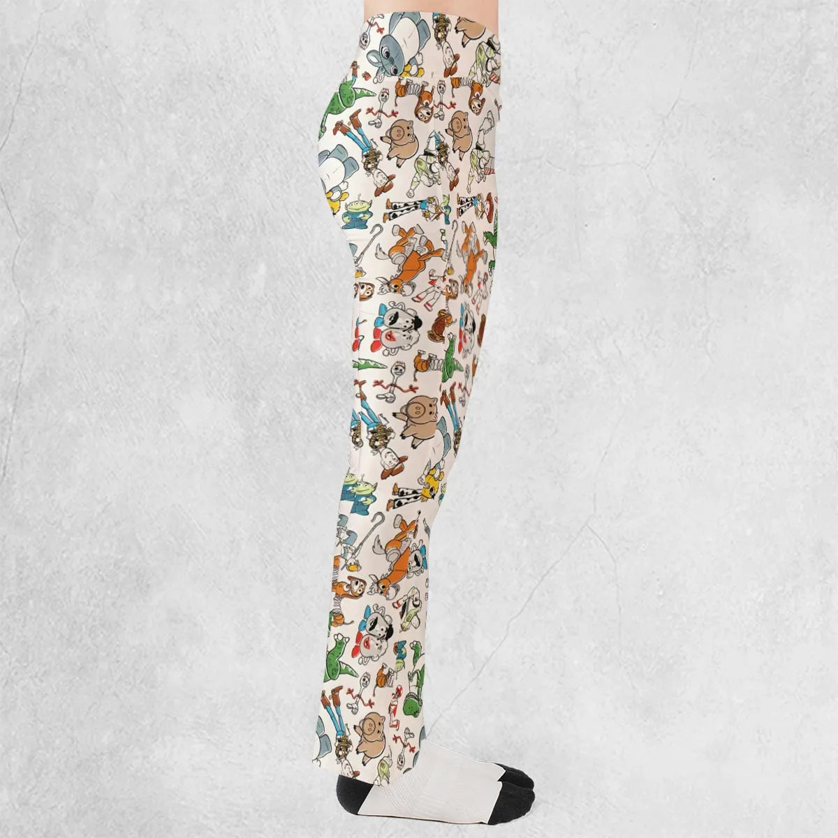 Toy Story Toss Pattern Flare Leggings