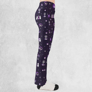 Gengar Pokemon Pattern Flare Leggings