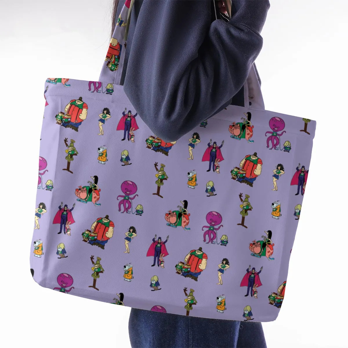 Really Rotten Scooby's All-Star Laff-A-Lympics Large Tote Bag