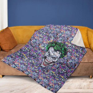Joker The Most Favourite Characters Pattern Fleece Blanket