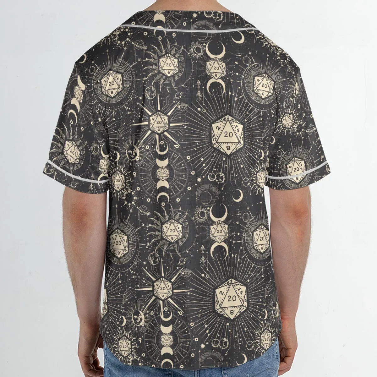 Diceyverse Dice RPG DND Unisex Baseball Jersey