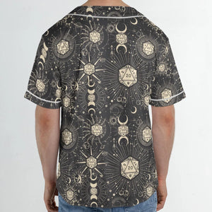 Diceyverse Dice RPG DND Unisex Baseball Jersey