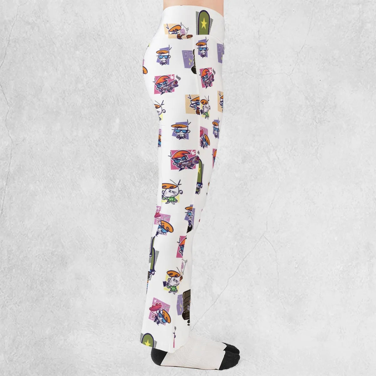 Dexter's Laboratory Characters Flare Leggings
