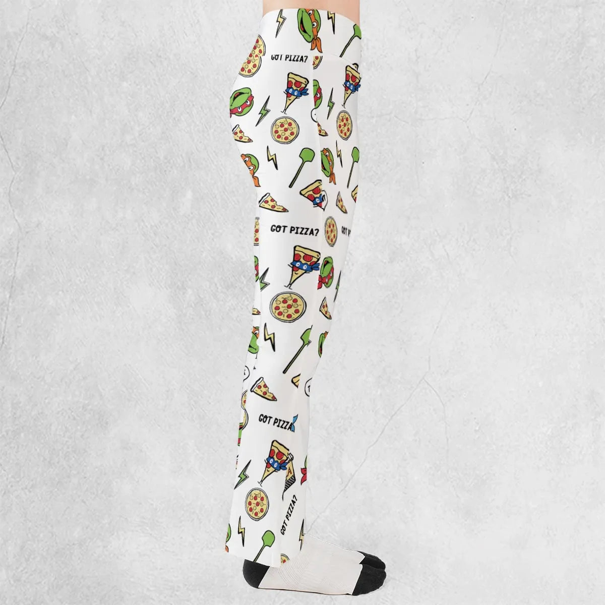 Got Pizza Teenage Mutant Ninja Turtles Flare Leggings