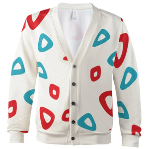 Togepi Pattern Pokemon Cardigan