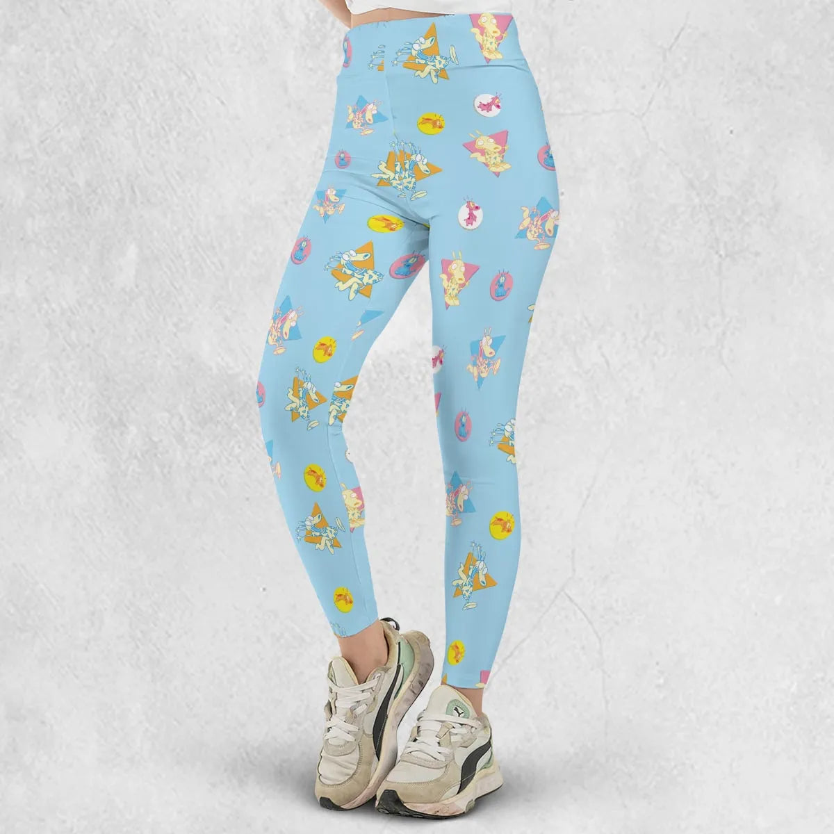 Rocko and Spunky Pattern Rocko's Modern Life Legging