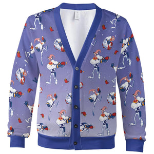 Ungroovy Earthworm Jim Cardigan