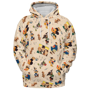 Fun And Fancy Free Characters All-over Print Hoodie