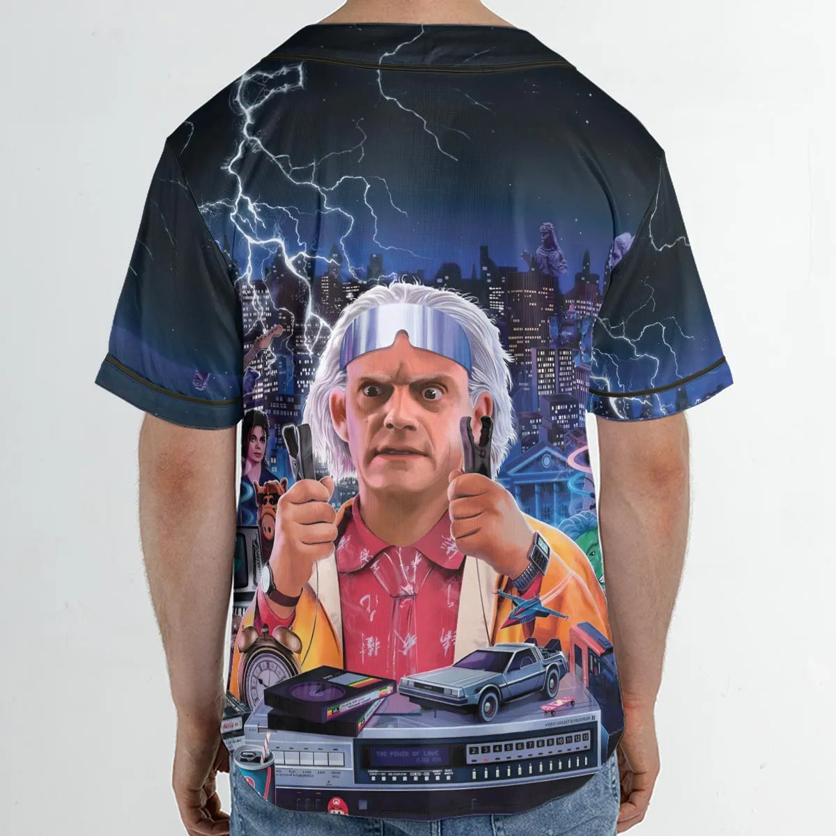 Great Scott! Back To The Future Unisex Baseball Jersey