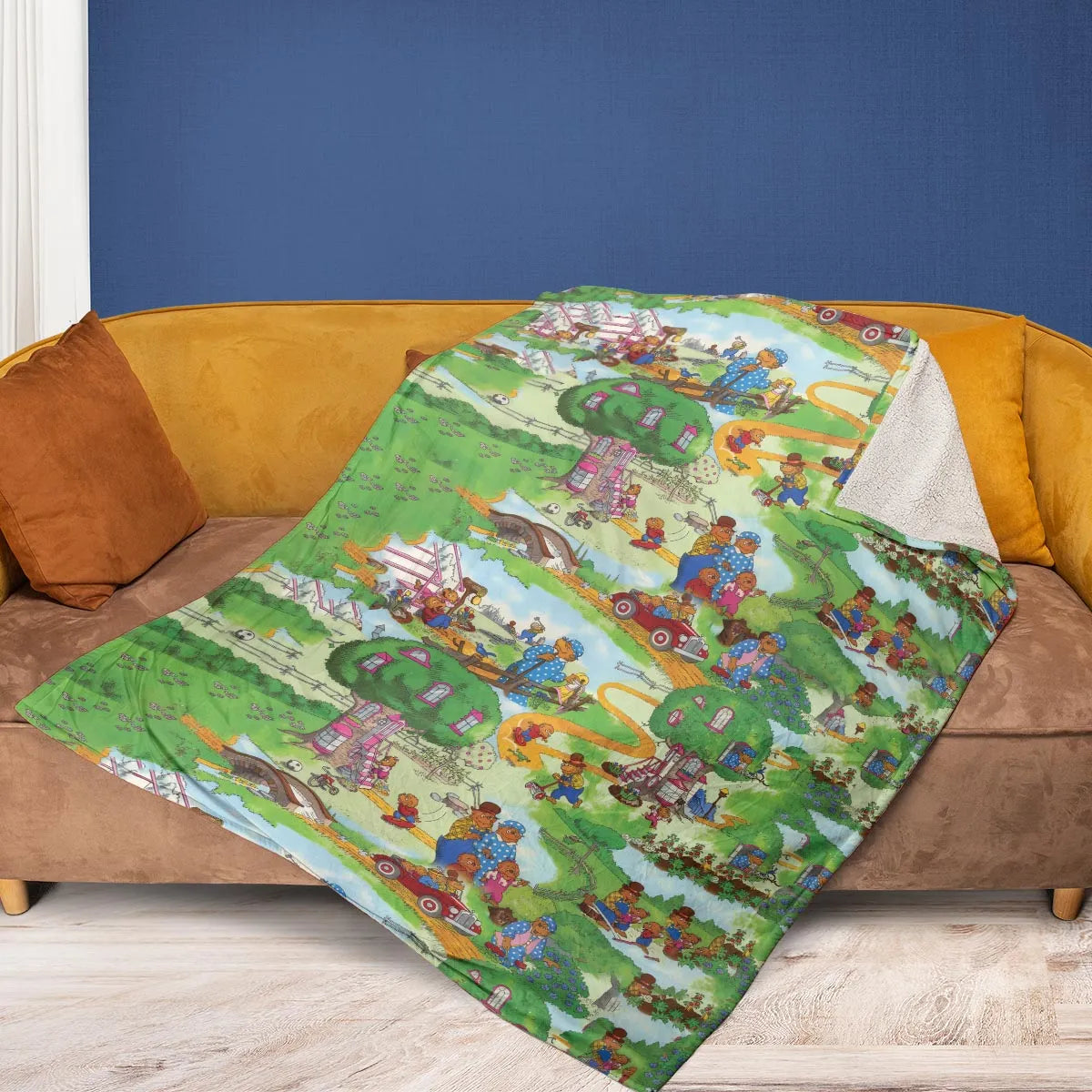 A Big Treehouse Berenstain Bears Fleece Blanket