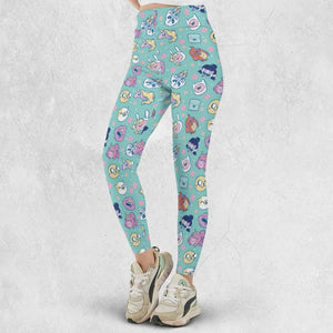 Adventure Time Floral Pattern Legging