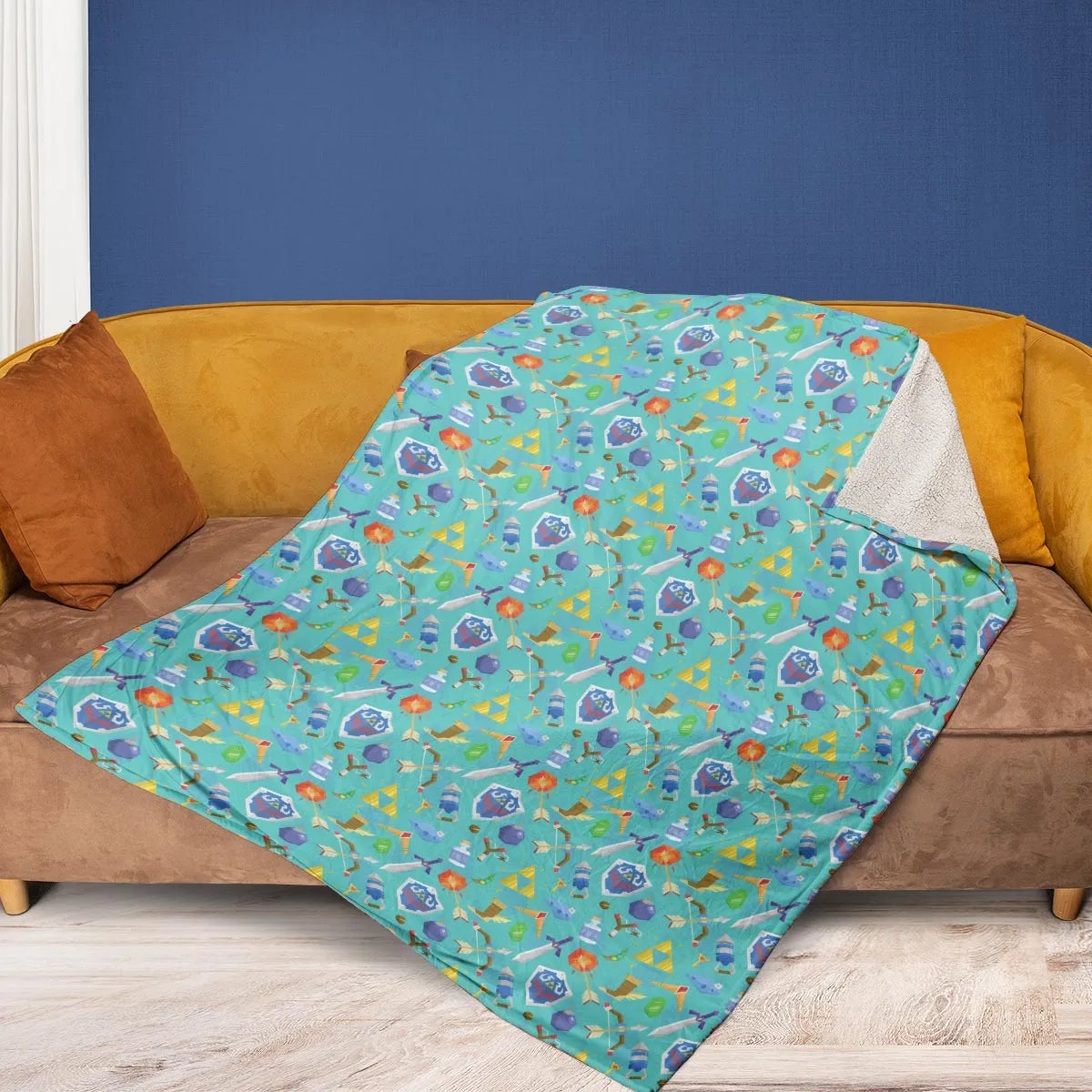 Zelda Korok Fleece Blanket