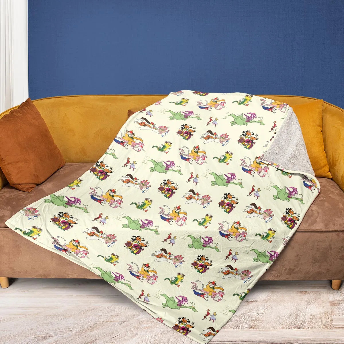 NBC Vintage Cartoon Fleece Blanket